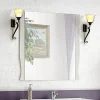 Specchio da parete 80x80cm bianco Brigit