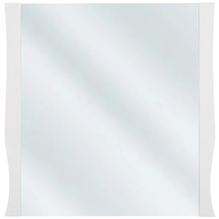 Specchio da parete 80x80cm bianco Brigit