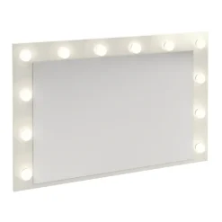 Specchio da parete 90x60cm da trucco con led bianco Shubo