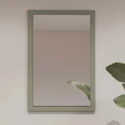 Specchio da parete 40x60h cm verde Lolla