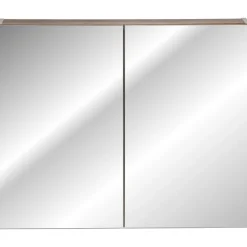 Specchio mobile contenitore 80x65cm grigio Serif