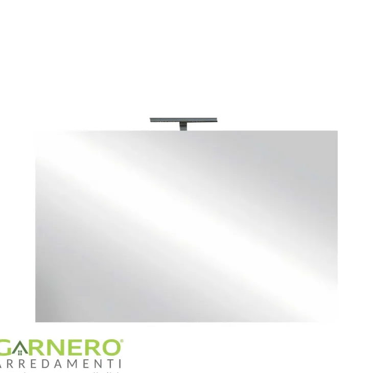 Specchio 100x75cm moderno con un LED vetro Premier