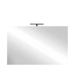 Specchio 100x75cm moderno con un LED vetro Premier