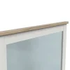 Specchio 96x91cm scandinavo bianco frassinato rovere Lars