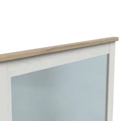 Specchio 96x91cm scandinavo bianco frassinato rovere Lars
