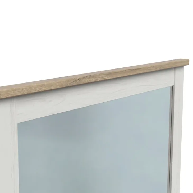 Specchio 96x91cm scandinavo bianco frassinato rovere Lars