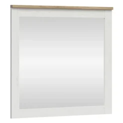 Specchio 96x91cm scandinavo bianco frassinato rovere Lars
