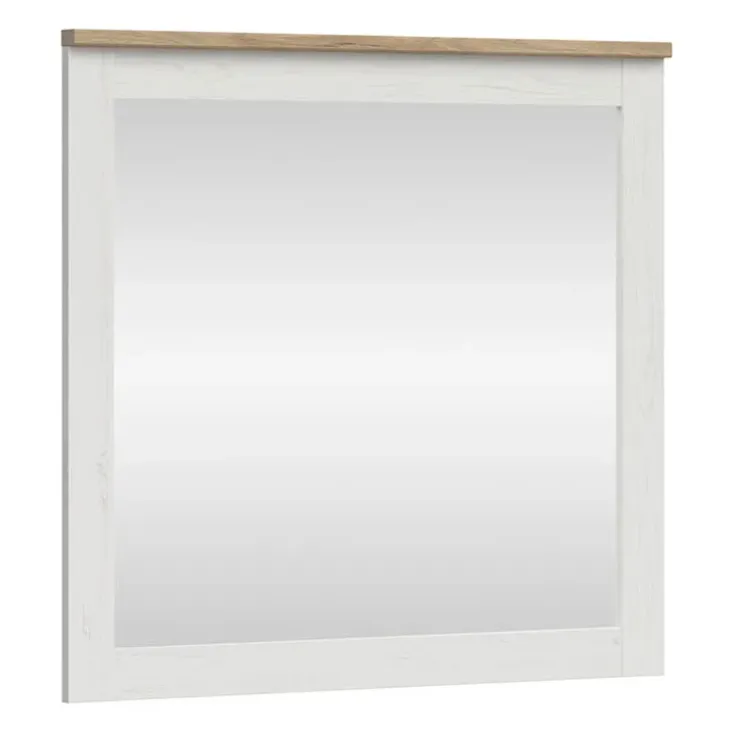 Specchio 96x91cm scandinavo bianco frassinato rovere Lars