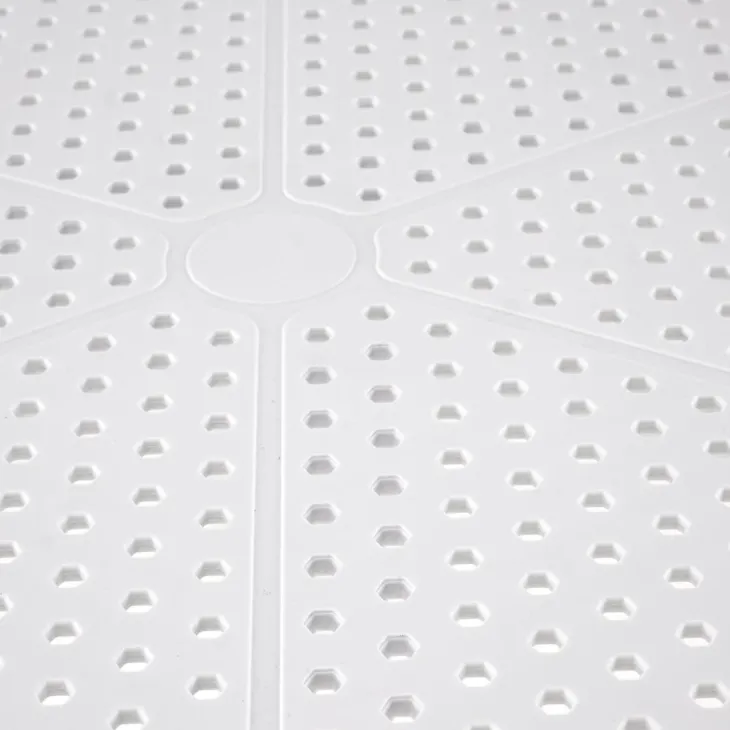 Tavolino da giardino rotondo polipropilene 60cm bianco Ondina