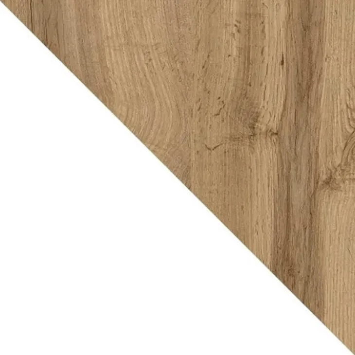 Tavolino da salotto contenitore 124x60cm apribile rovere bianco Modesta
