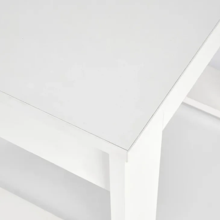 Tavolino da salotto moderno 60x60cm bianco Libano