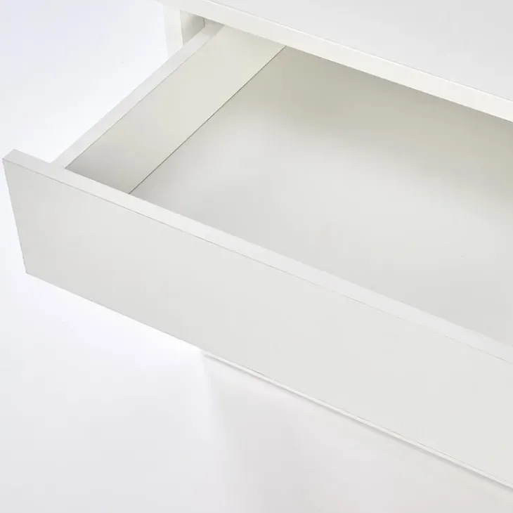 Tavolino da salotto moderno 60x60cm bianco Libano