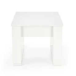 Tavolino da salotto moderno 60x60cm bianco Libano