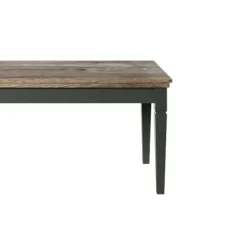 Tavolino da salotto moderno 110x50cm verde scuro quercia Texel