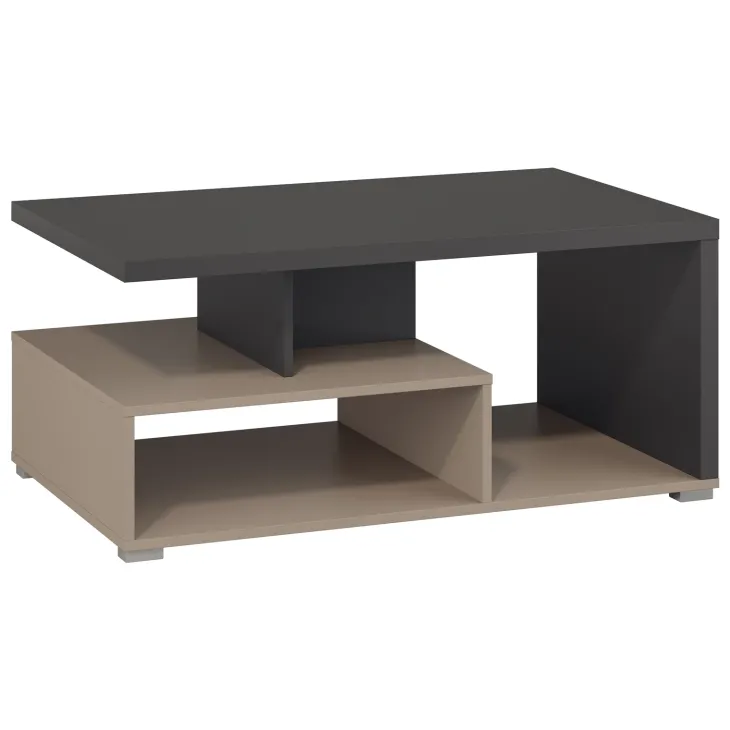 Tavolino da salotto 100x60cm beige grigio Matt