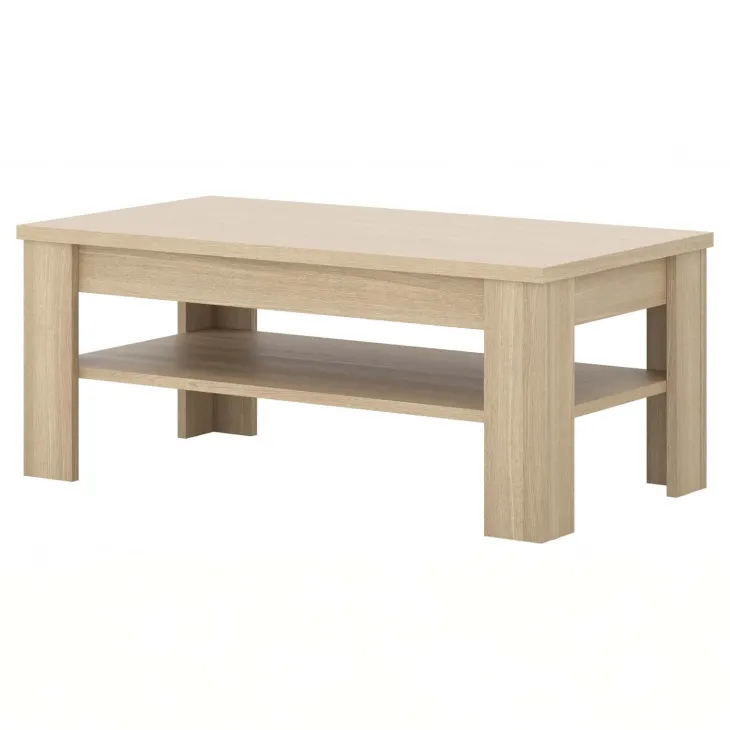 Tavolino da salotto 120x65cm con ripiano rovere Écarté