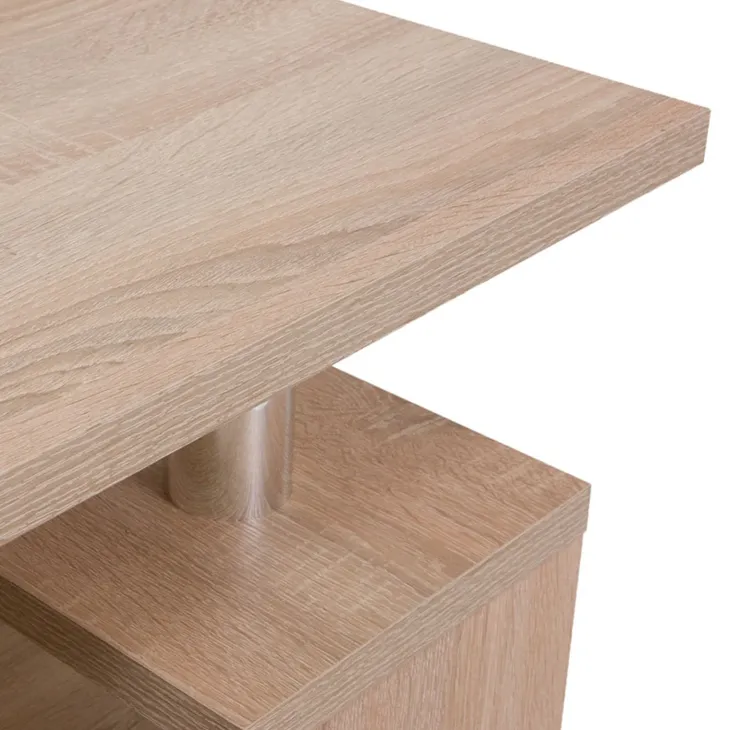 Tavolino da salotto 110x60cm design moderno rovere sonoma Thalena