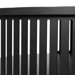 Tavolino da salotto 75x75cm design moderno nero Valeris