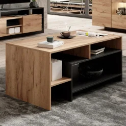 Tavolino da salotto 120x60cm rovere antracite Blob