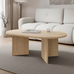 Tavolino da salotto 110x65cm rovere Elden
