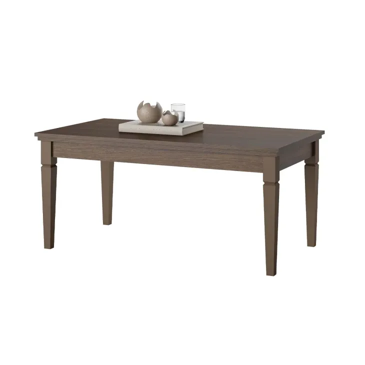 Tavolino da soggiorno rettangolare 110x60cm rovere scuro Texel