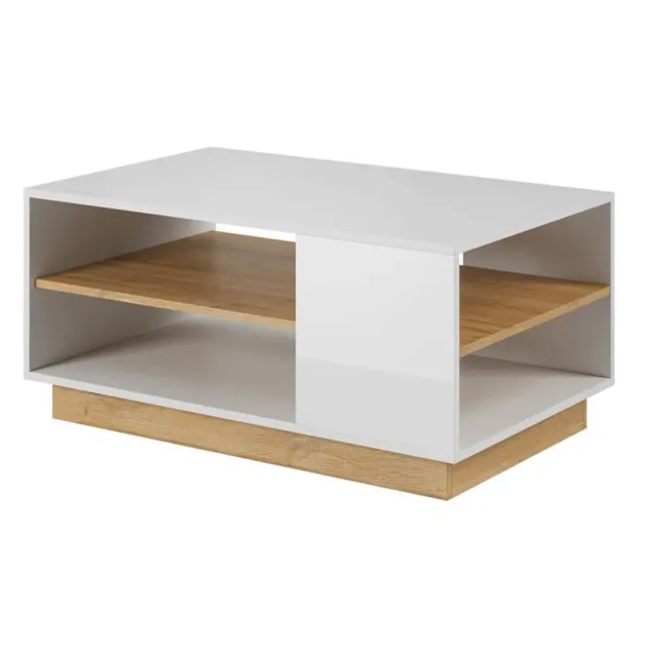 Tavolino 100x60cm da salotto design bianco opaco Noa Gihome®
