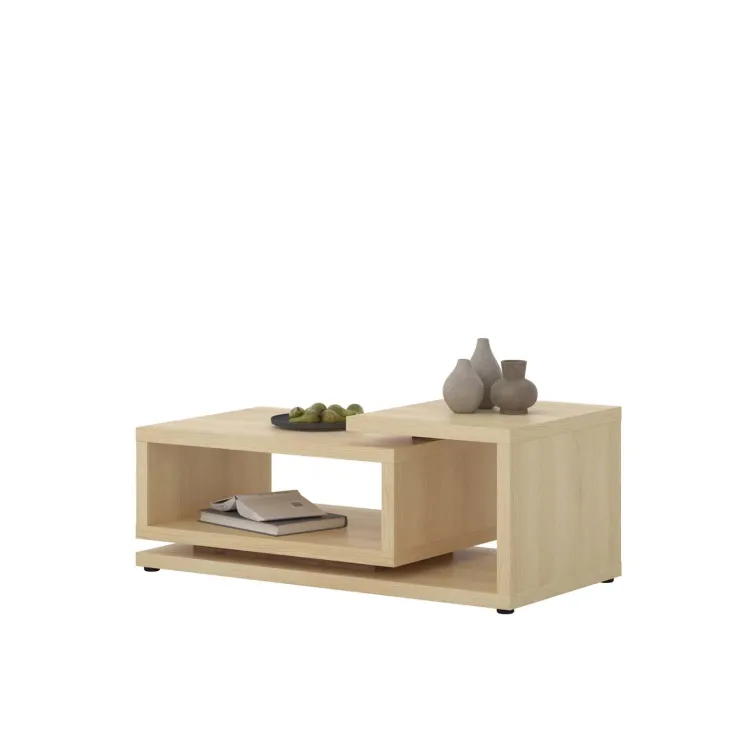Tavolino 120x60cm da salotto design rovere Megan Gihome®