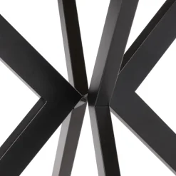 Tavolo allungabile 100/250cm da pranzo rovere dorato nero Agri