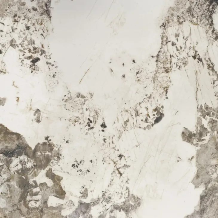 Tavolo allungabile 180/260cm moderno effetto marmo bianco lucido nero Novellino