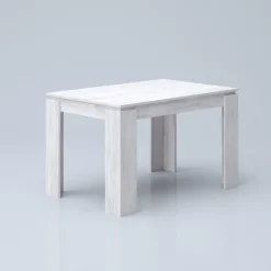 Tavolo allungabile 120/160cm moderno legno bianco frassinato Atena
