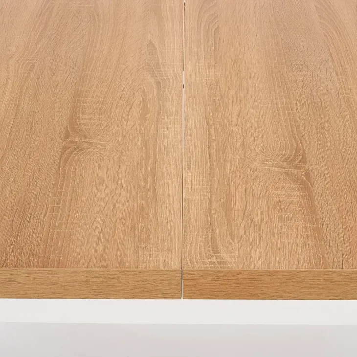 Tavolo allungabile 140/220cm rettangolare rovere nodato bianco Ace