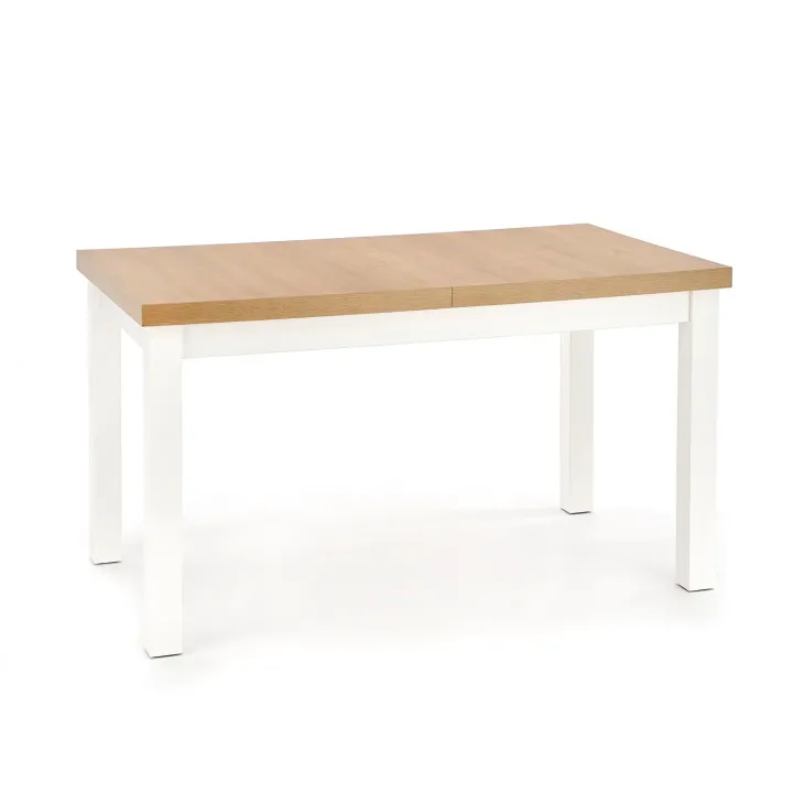 Tavolo allungabile 140/220cm rettangolare rovere nodato bianco Ace