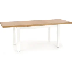 Tavolo allungabile 140/220cm rettangolare rovere nodato bianco Ace