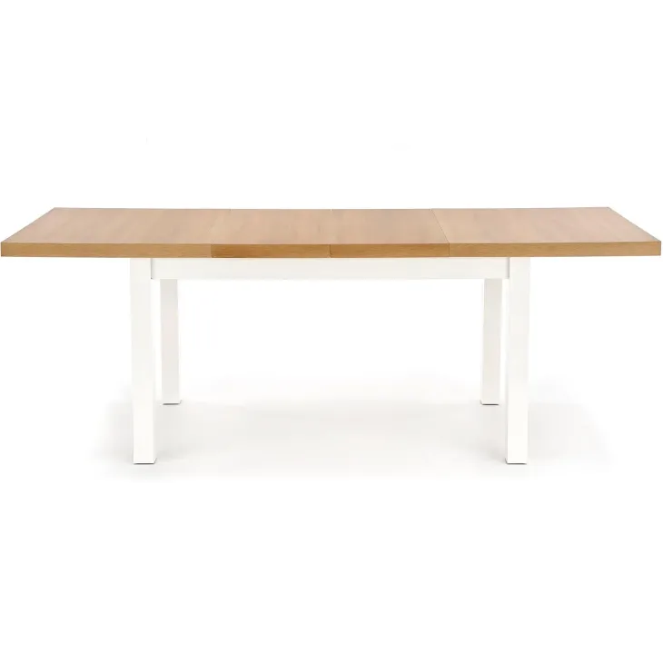 Tavolo allungabile 140/220cm rettangolare rovere nodato bianco Ace
