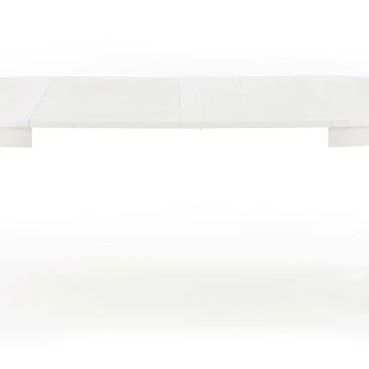Tavolo allungabile 100/200cm rotondo moderno bianco Robin