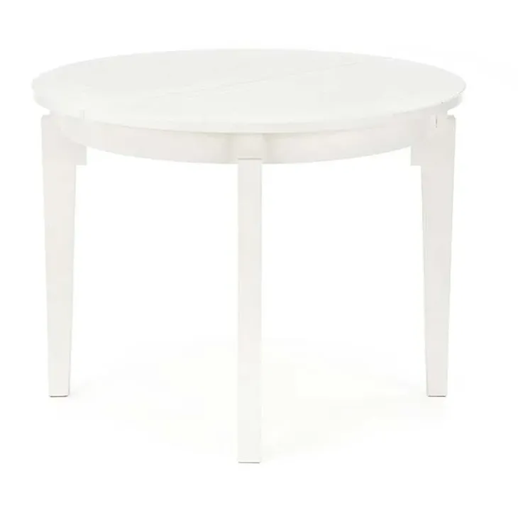 Tavolo allungabile 100/200cm rotondo moderno bianco Robin