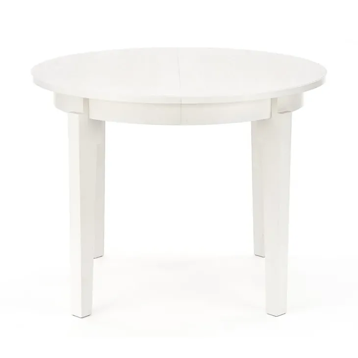 Tavolo allungabile 100/200cm rotondo moderno bianco Robin