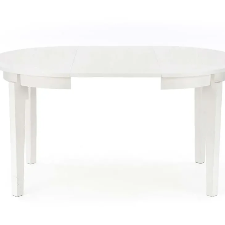 Tavolo allungabile 100/200cm rotondo moderno bianco Robin
