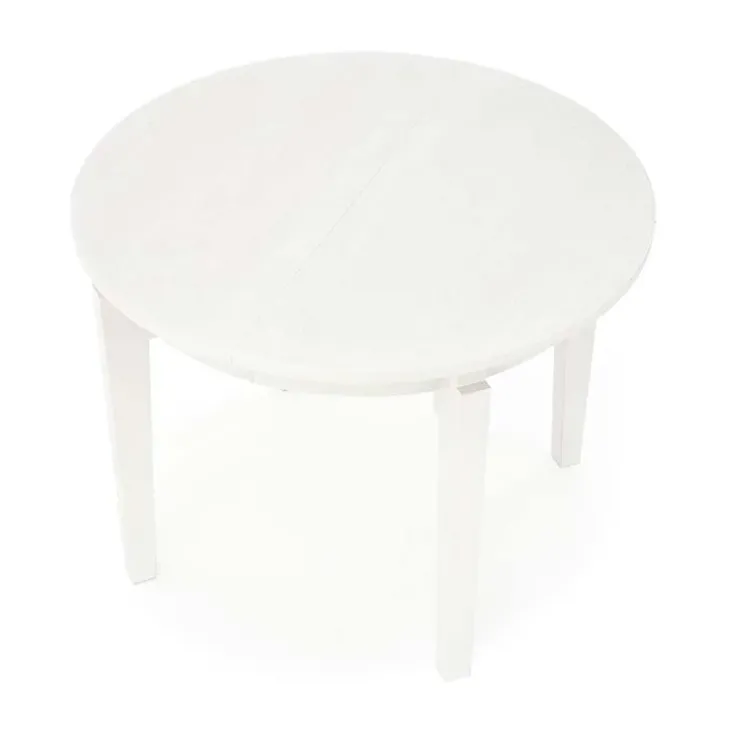 Tavolo allungabile 100/200cm rotondo moderno bianco Robin