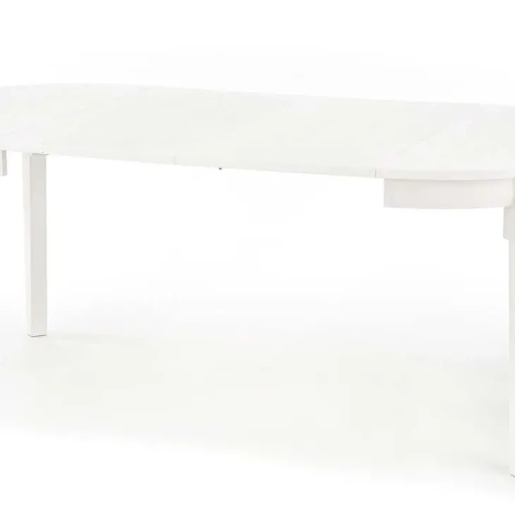 Tavolo allungabile 100/200cm rotondo moderno bianco Robin