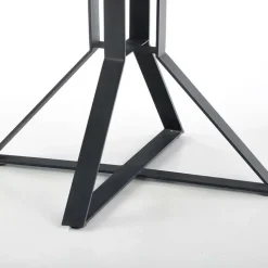 Tavolo allungabile 120/160cm rovere dorato nero Mason