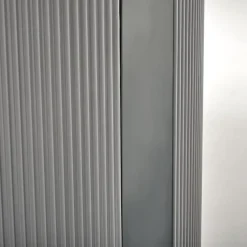 Tavolo allungabile da pranzo 160/220cm bianco grigio chiaro Ignazio