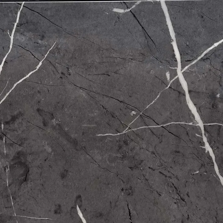 Tavolo allungabile moderno 120/160cm marmo grigio Donald
