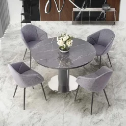 Tavolo allungabile moderno 120/160cm marmo grigio Donald