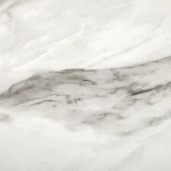 Tavolo allungabile moderno 160/220cm marmo bianco nero Isaia
