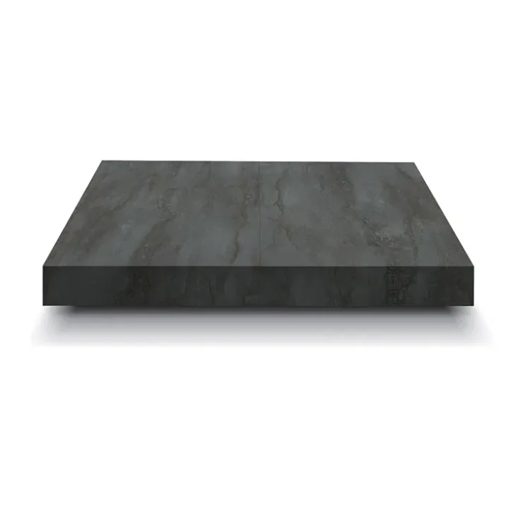 Tavolo 160/240 cm allungabile acciaio ossidato metallo Otab