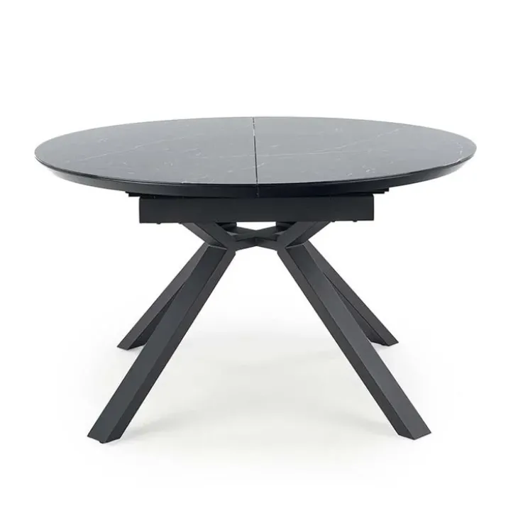 Tavolo 130/180cm allungabile moderno marmo nero Aspen