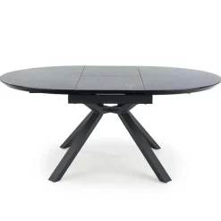 Tavolo 130/180cm allungabile moderno marmo nero Aspen