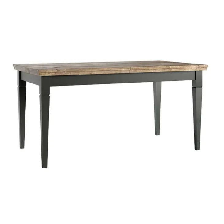 Tavolo 160/200/240cm allungabile moderno verde scuro quercia Texel