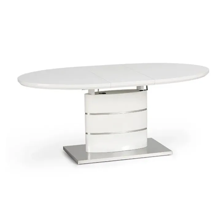 Tavolo 140/180cm allungabile moderna bianco lucido Tamarindo